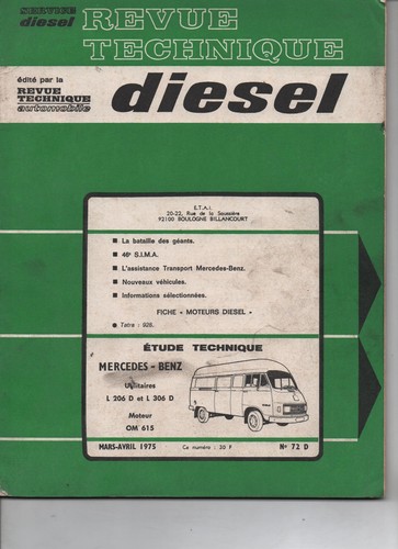 Revue technique moteur om615 - revue,