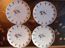 Lot de 4 Assiettes AIR FRANCE Décor Jean Picart Le Doux