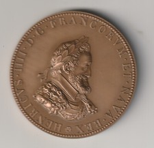 Médaille  Henri IV et Marie de MÉDICIS -1604 par DANFRIE