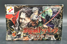 Akumajo Dracula Circle of the Moon Castlevania Nintendo Gameboy Advance NTSC-J 