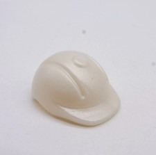 Playmobil Chapeau Bombe de Cavalier Blanc Nacré Enfant