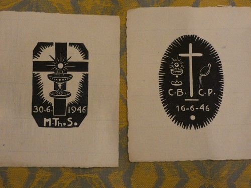 Images pieuses de - 2, communion