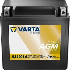 VARTA 513106020K262 Dynamic AUX Batterie de Démarrage 12V 13Ah 200A EN