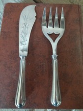 Christofle couvert à poisson métal argenté Art nouveau