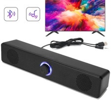 Barre de Son Bluetooth USB Filaire Haut-Parleur PC TV Portable Home Cinéma Audio
