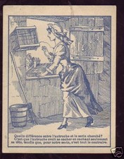 B0365++IMAGE D'EPINAL CARTE QUESTION /  DEVINETTE