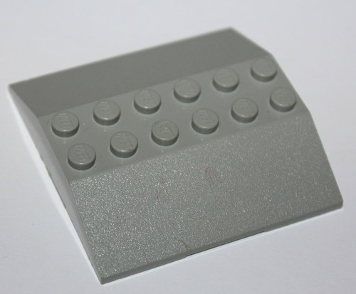 Lego light gray slope 6x6 - lego, 33