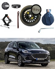 kit roue de secours (galette) 18" pour FORD KUGA avec cric clé et sac 145/80r18