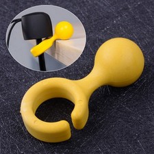 Support de canne de marche jaune pour clip bureau / table, facile à utiliser zy