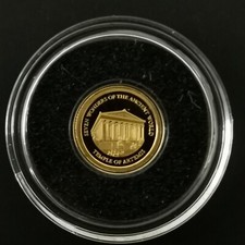 5 DOLLARS OR 2011 BE LE TEMPLE D'ARTEMIS ILES SALOMON / GOLD / 0.5g Or 585 + CER