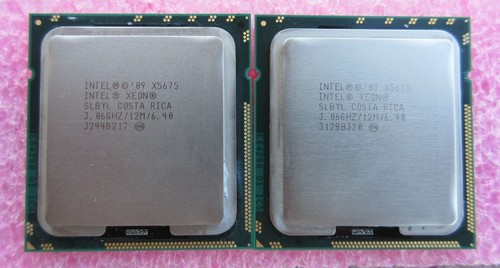 Matched pair intel xeon - 2x,