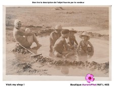 DEAUVILLE 1932, JOIES DES BAINS DE MER & JEUX SUR LA PLAGE POUR LES ENFANTS-L465