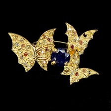 925 Bague en Argent Rond Bleu Saphir 6.5mm Naturel Pierre Précieuse Bijoux Sz 8