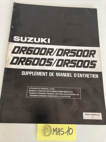 Suzuki dr600s dr500s - suzuki,