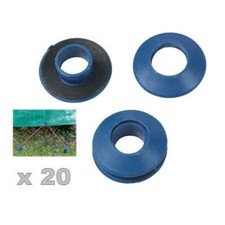 Lot de 20 oeillets auto perforant pour bâche toile - oeillet à frapper 