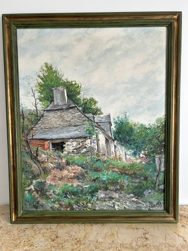 Huile sur toile pierre - sur,