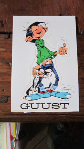 Autocollant gaston flamand - autocollant,