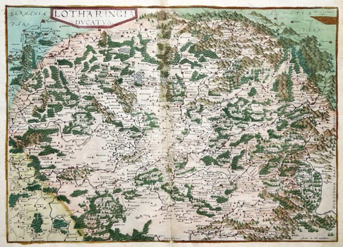 Lothringen sarre carte - lothringen,