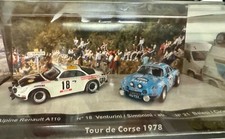 COFFRET ALPINE A110 Rallye TOUR de CORSE 1978 MINITDC 1/43