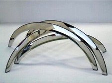 Chrome Extensions d'aile Set AV et AR pour PEUGEOT 407 berline break 2004-2011