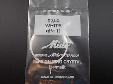 32mm Ref#11 Mido Vintage Watch Crystal Waterproof Permafit White Tension Ring