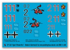 Décalques Peddinghaus 1/48