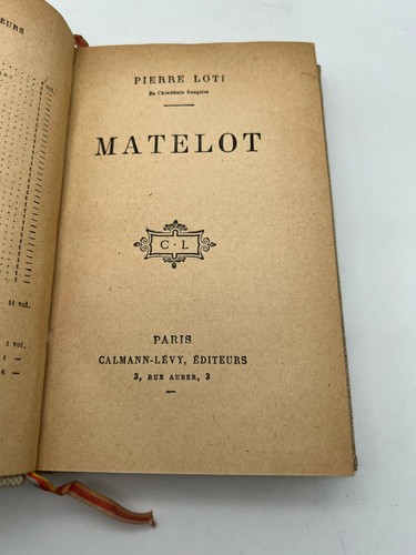 Matelot pierre loti - -,