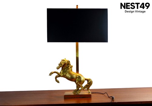 Lampe table cheval en - cheval,