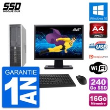 PC HP 6305 Pro SFF Ecran 22"