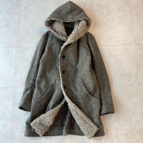 Manteau long capuche en - long, à