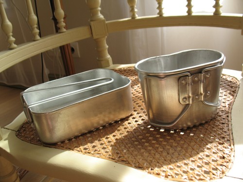 Gamelles vintage pour repas - pour,