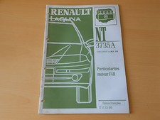notice technique RENAULT LAGUNA particularités moteur F4R