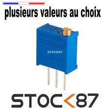 3296W potentiomètre multi-tours 1 - 2 - 5 - 10 - 20 - 50 - 100 - 200 - 500K ohms