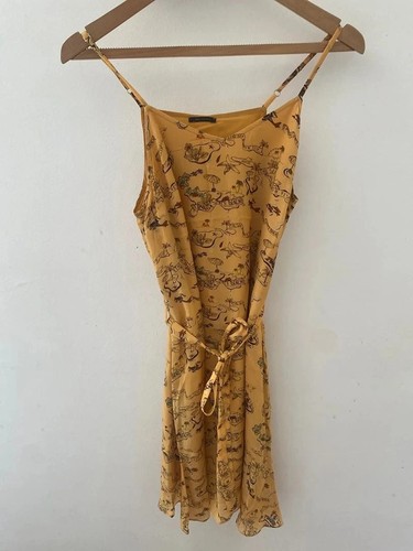 Robe casual ikks jaune taille - robe,