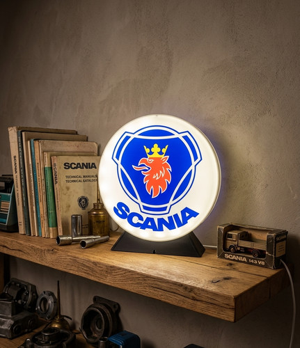 Enseigne scania lumineuse - scania,