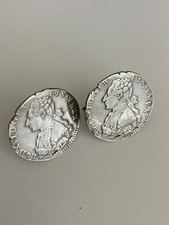 LOUIS XVI Cinquième d'écu branches d'olivier 1786 Orléans Boutons de manchettes