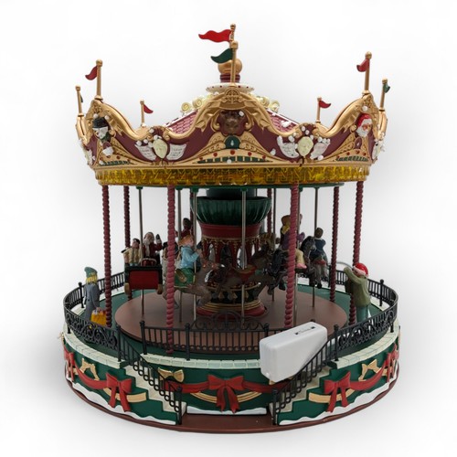 Lemax santa carousel christmas - lemax,