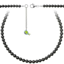 Collier en tourmaline noire -