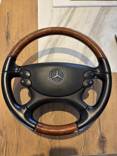 Volant mercedes w211 cuir bois - w211,