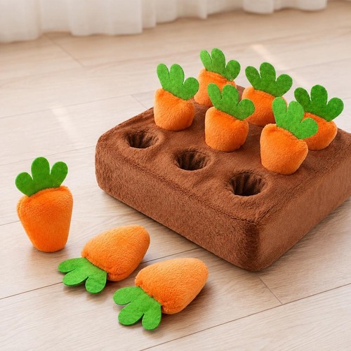 Peluche carotte tapis odorant - carotte,