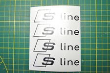 4 STICKERS AUTOCOLLANT AUDI S