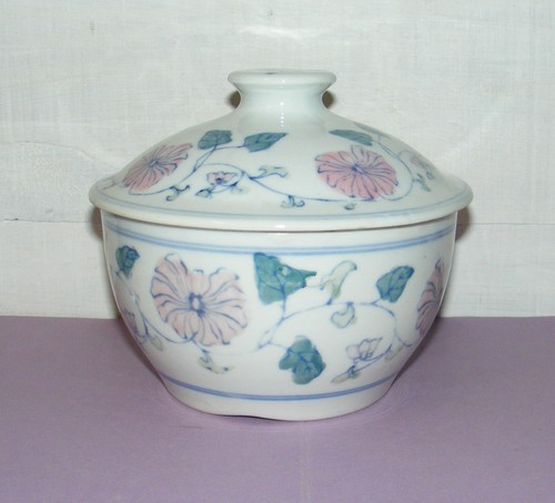 Pot porcelaine chine décor - porcelaine,