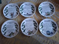 6 ASSIETTES GIEN A POISSON