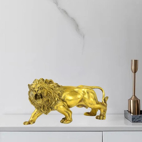 Statue lion chinois armoire - lion,