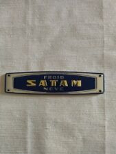 Ancienne plaque SATAM de réfrigérateur