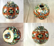 Ancien vase boule signé GERBINO VALLAURIS Collection Céramique