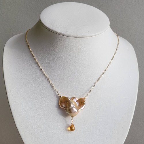 Collier gold filled - collier, perle