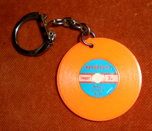Porte clés mini disque - disque, vinyl