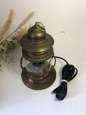 Lampe en cuivre électrique style "lanterne de bateau" - FEUER HAND GERMANY