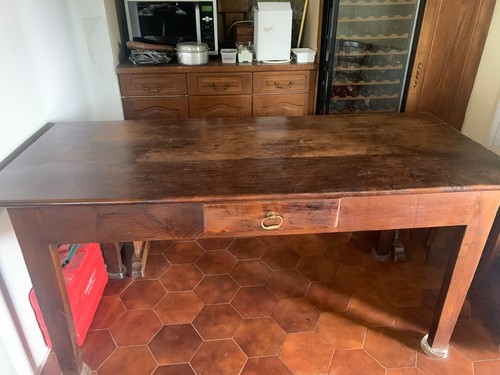 Table ancienne bois - , 3
